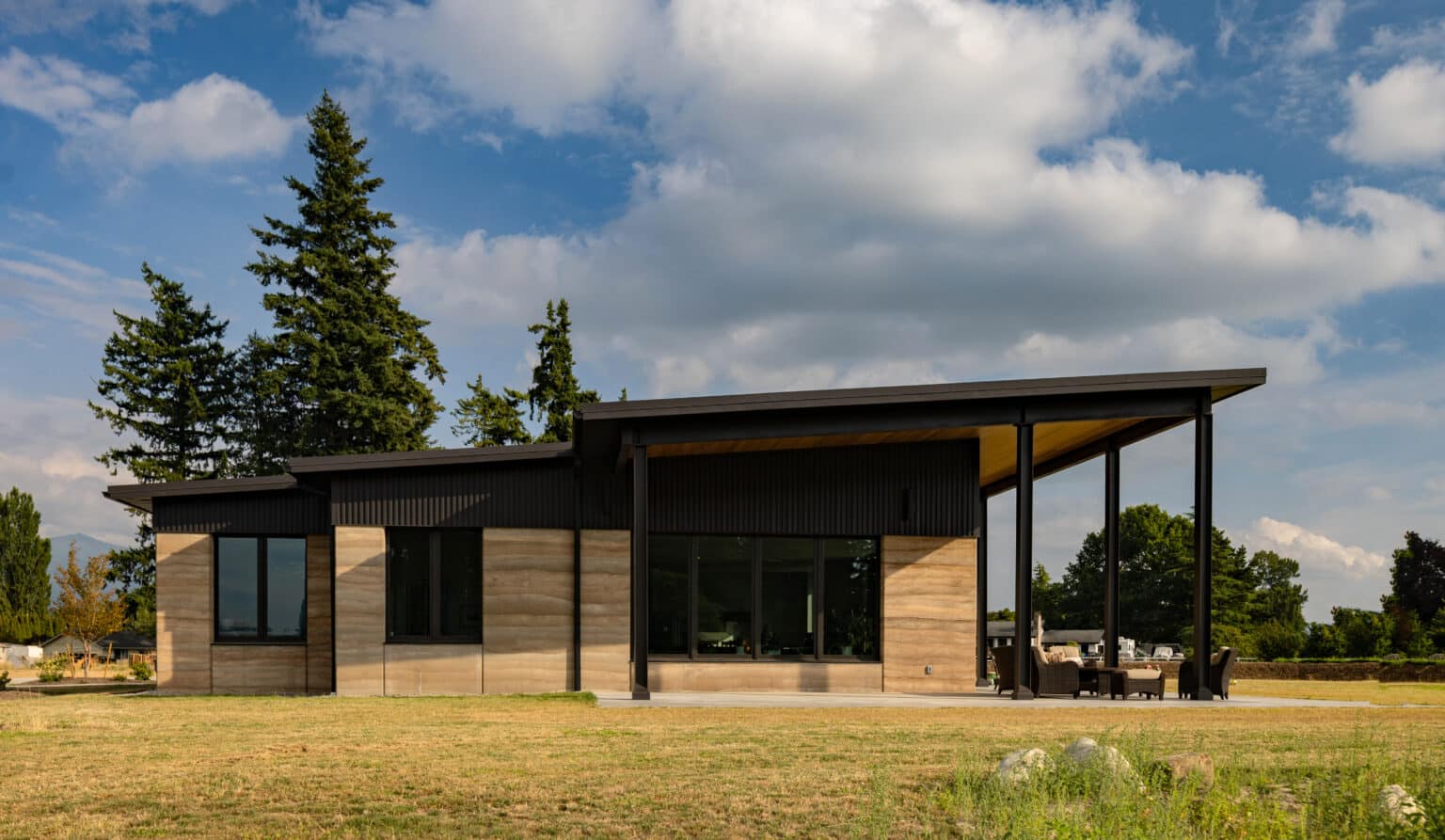 Rammed Earth House | Designs Northwest Architects